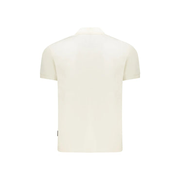 Napapijri Polo Maniche Corte Uomo Bianca Stampa Logo bianco - vista 2