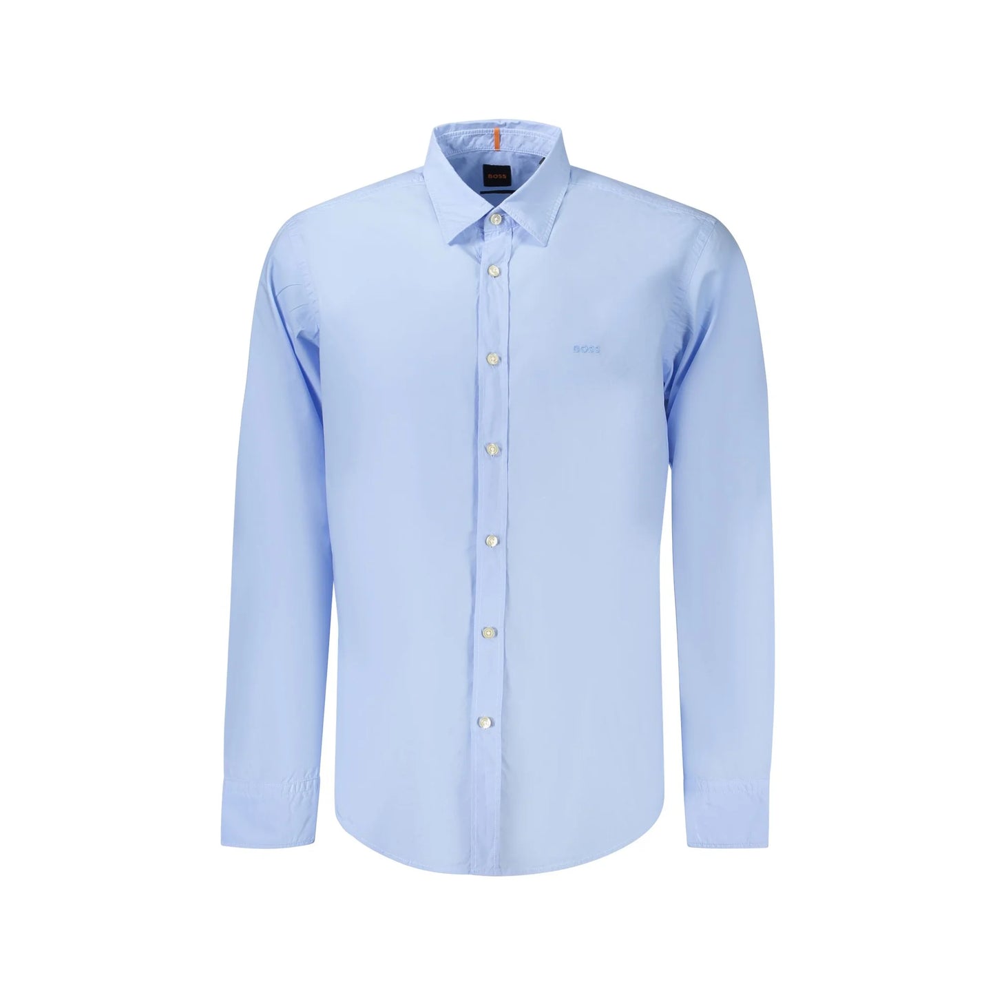 BOSS CAMICIA MANICHE LUNGHE UOMO AZZURRO