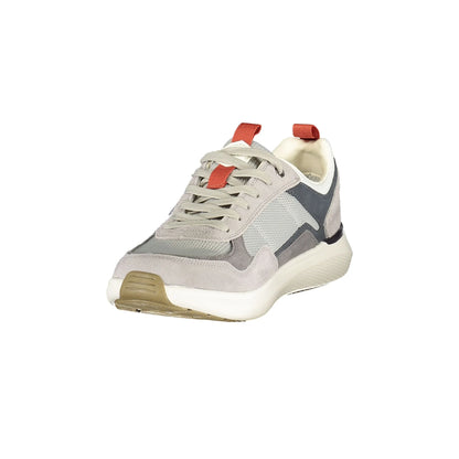 Lumberjack Sneakers Uomo Grigie Doppio Laccio a Contrasto grigio - vista 3