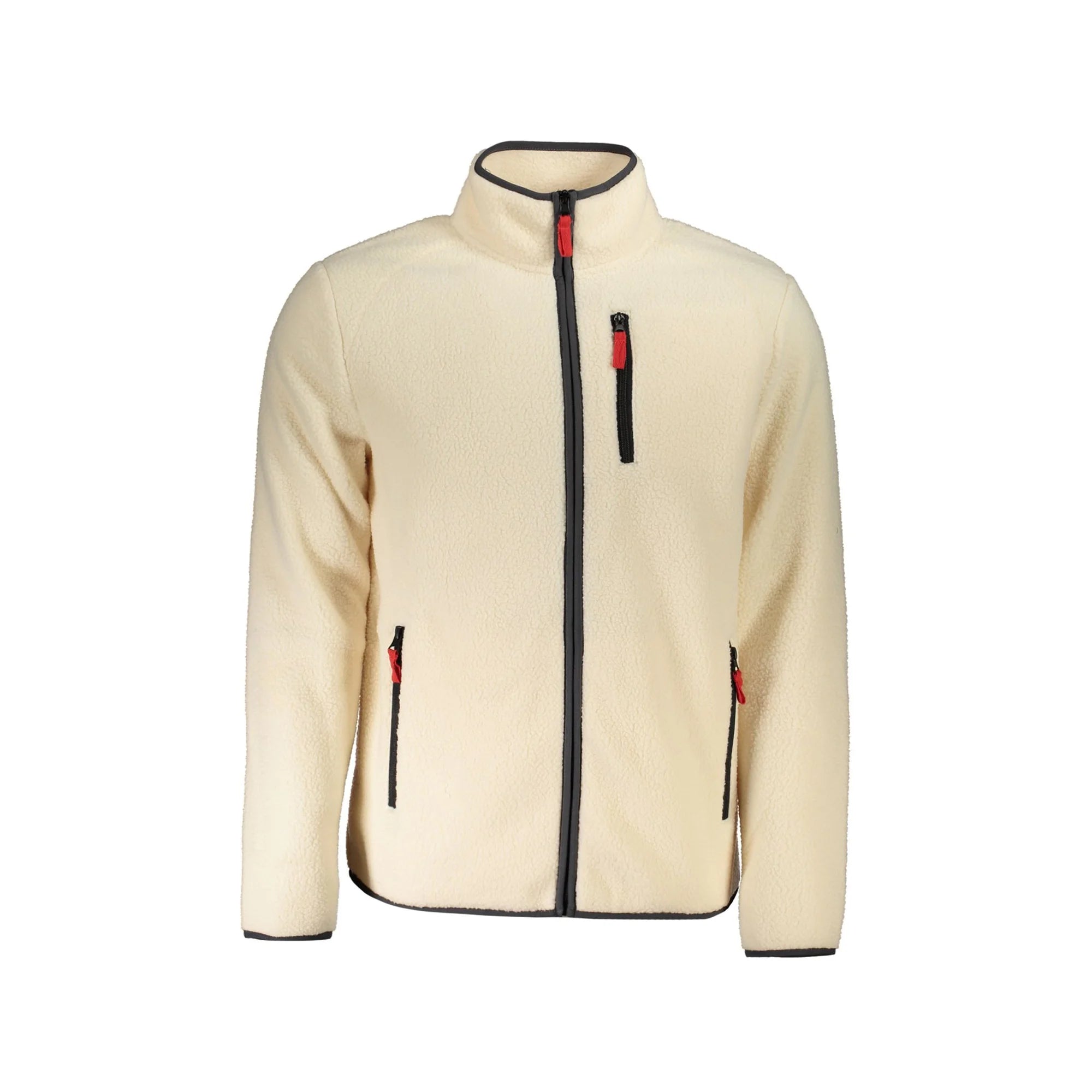 NORWAY 1963 FELPA CON ZIP UOMO BEIGE