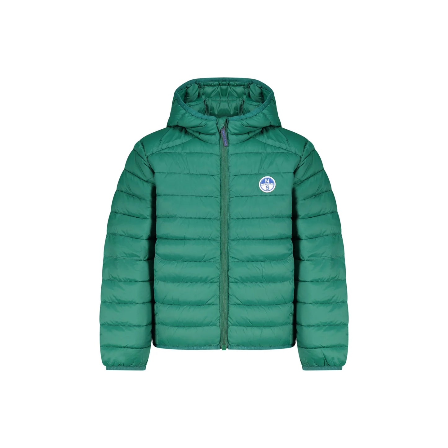 North Sails Giubbotto Bambino Verde con Cappuccio Water Resistant Logo Giubbotti e Giacche unisex - foto prodotto