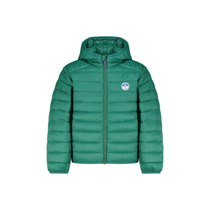 North Sails Giubbotto Bambino Verde con Cappuccio Water Resistant Logo Giubbotti e Giacche unisex - foto prodotto