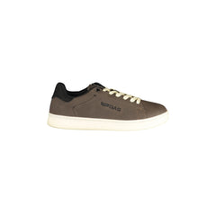Gas Sneakers Uomo Marroni Ricamo