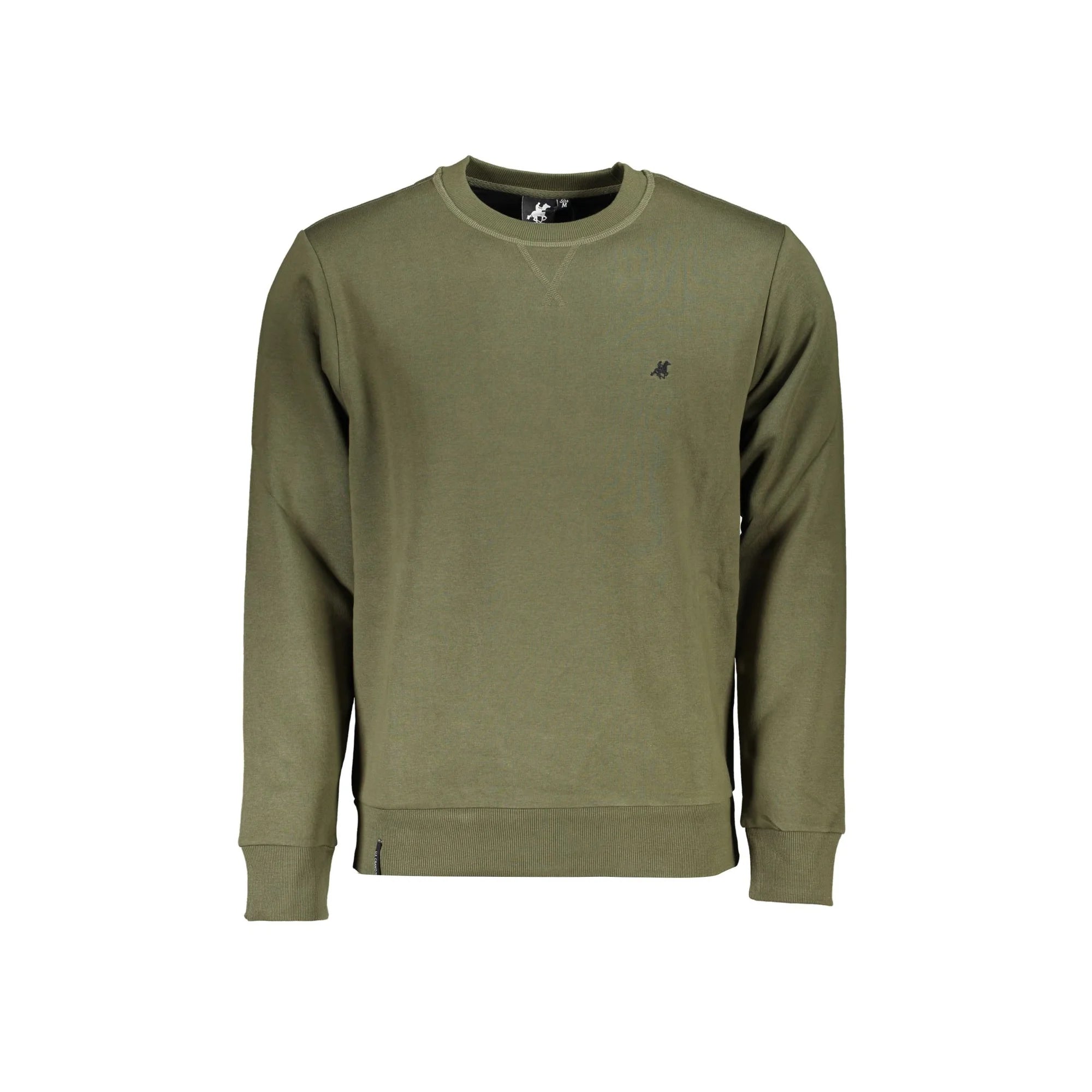 U.S. GRAND POLO FELPA SENZA ZIP UOMO VERDE