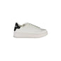 GAELLE PARIS Scarpe Sneakers Uomo Bianche con Dettagli a Contrasto Bianco - foto prodotto