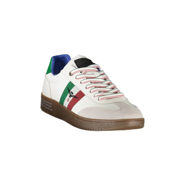 ESERCITO 1659 Sneakers Uomo Bianche con Lacci e Dettagli a Contrasto bianco - vista 2