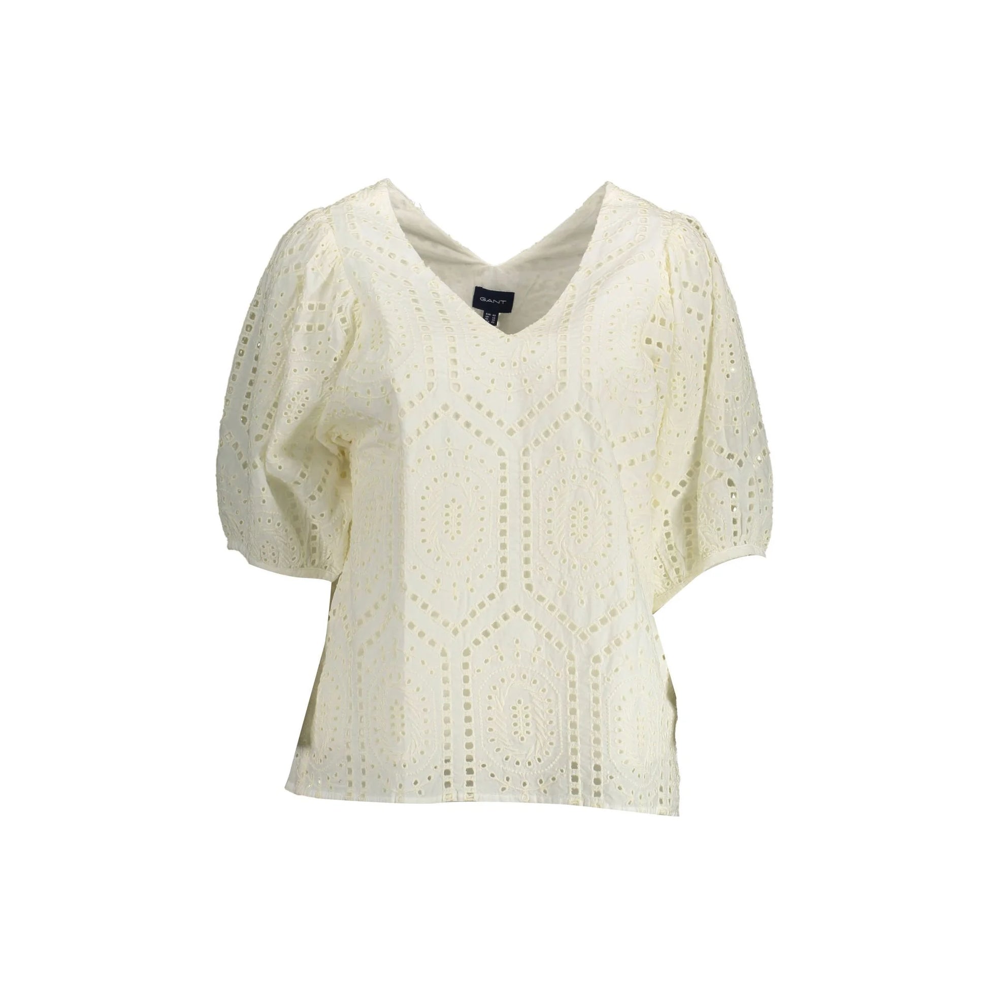 GANT T-SHIRT MANICHE CORTE DONNA BIANCO