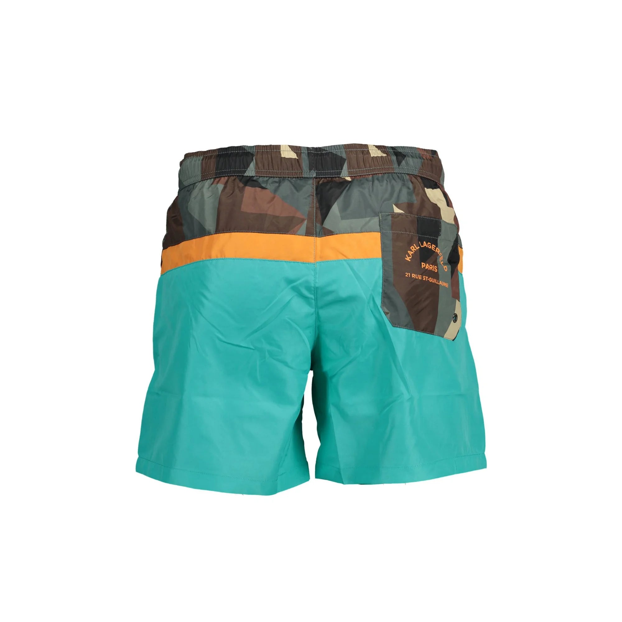 KARL LAGERFELD BEACHWEAR COSTUME PARTE SOTTO UOMO VERDE