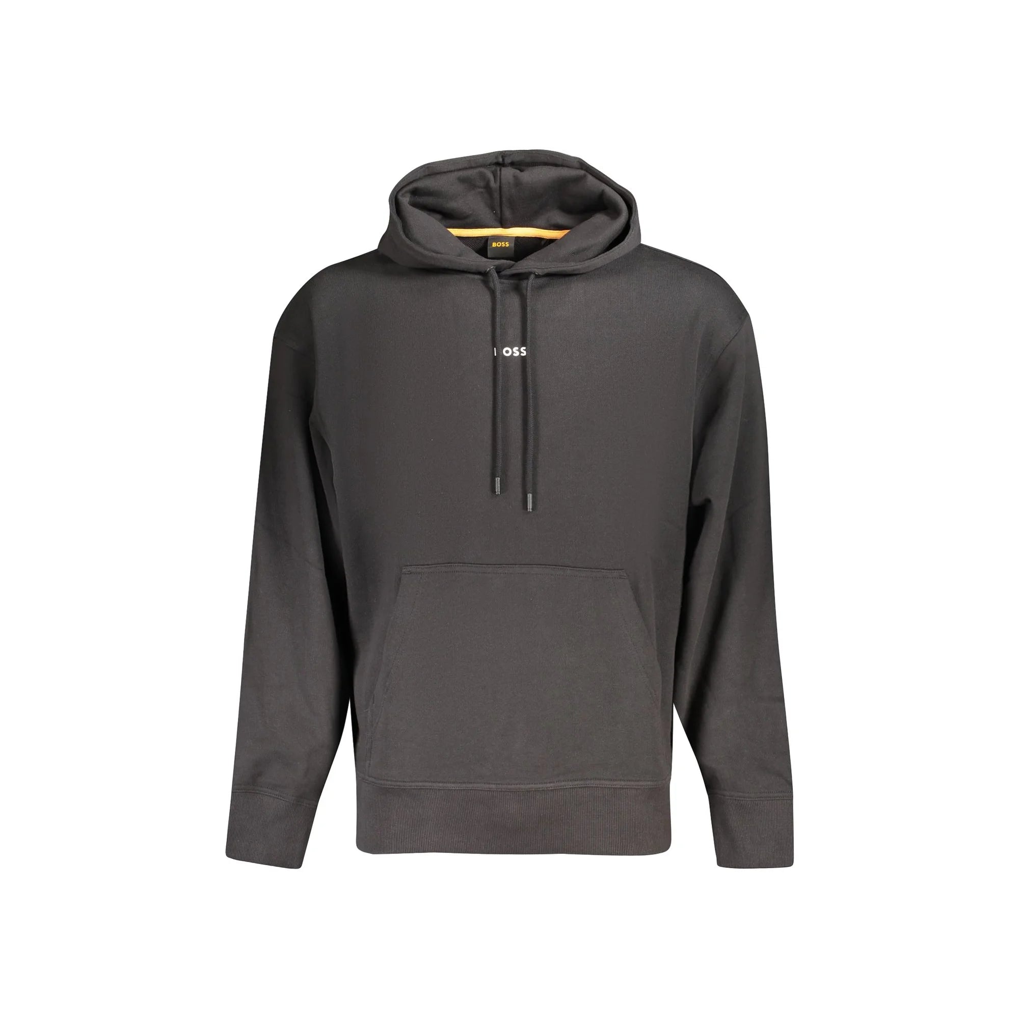 BOSS FELPA SENZA ZIP UOMO NERO