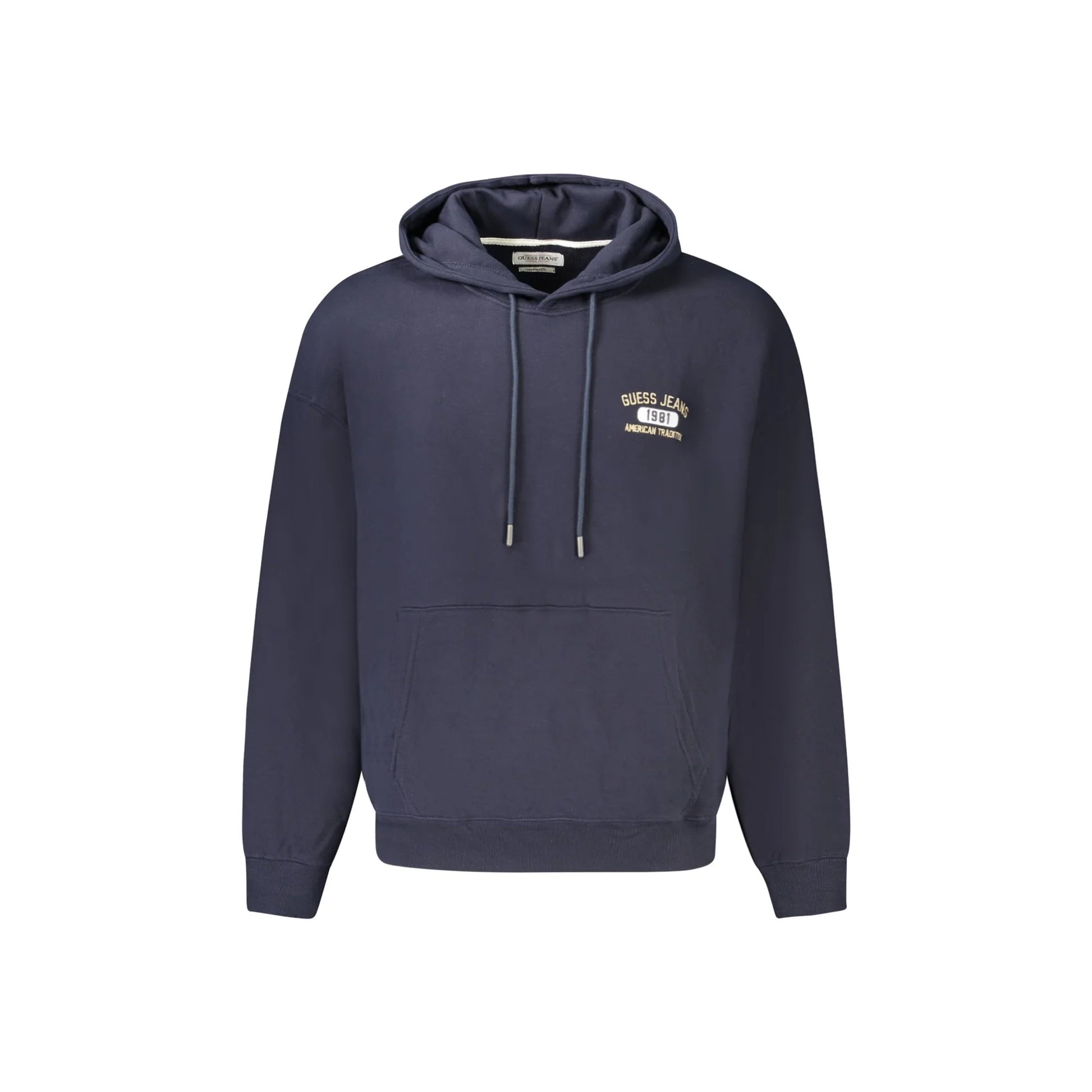 Guess Jeans Felpa Maniche Lunghe Uomo Blu Ricamo Felpe - foto prodotto