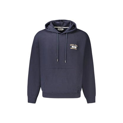 Guess Jeans Felpa Maniche Lunghe Uomo Blu Ricamo Felpe - foto prodotto