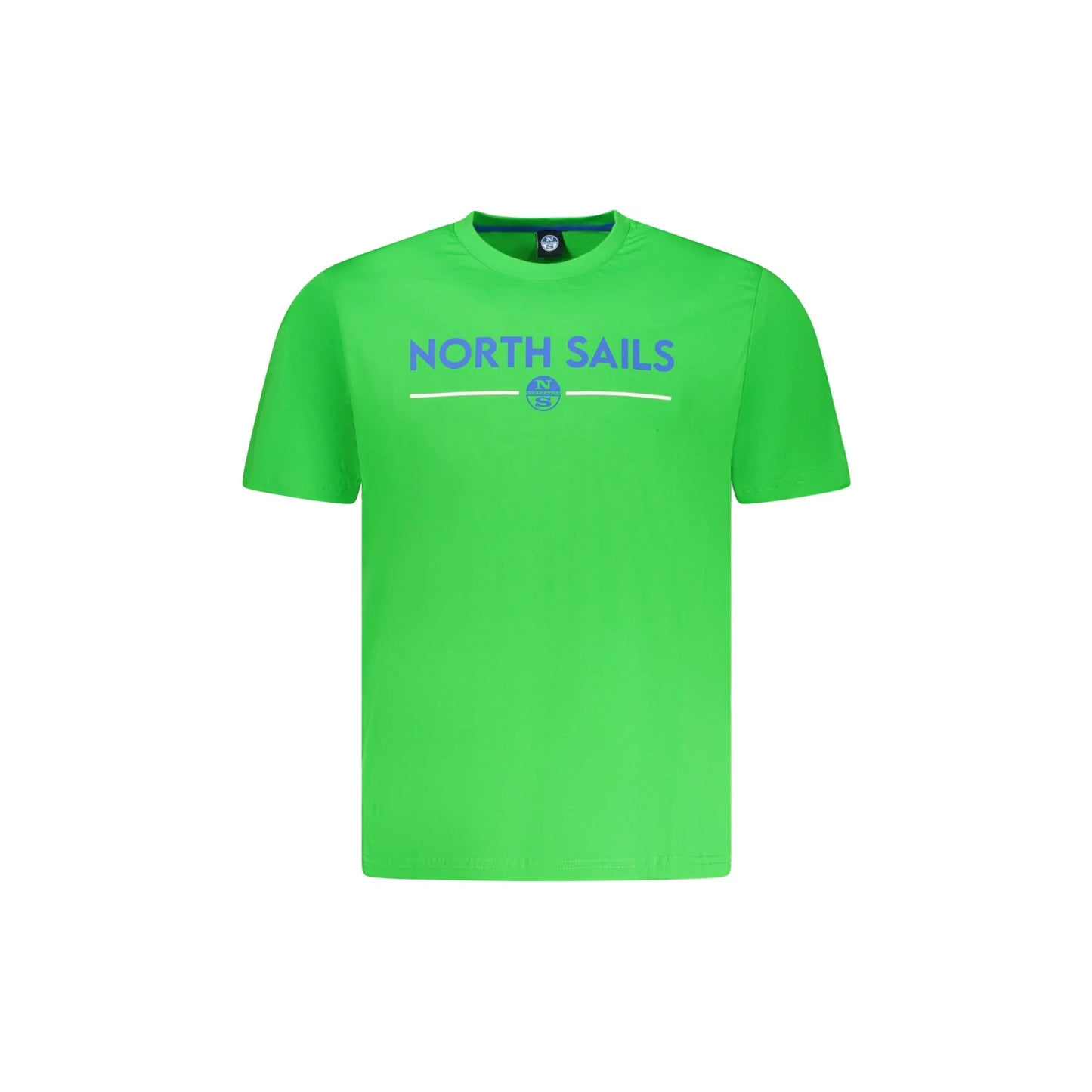 North Sails T-Shirt Maniche Corte Uomo Verde Stampa Logo - foto prodotto