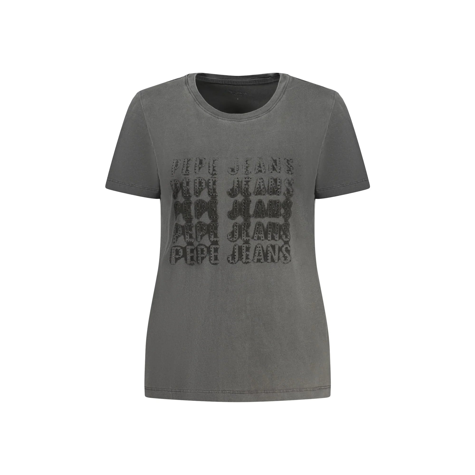 Pepe Jeans T-Shirt Maniche Corte Donna Nera Stampa Nero - foto prodotto
