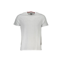 Gian Marco Venturi T-Shirt Maniche Corte Uomo Bianca Ricamo
