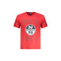 North Sails T-Shirt Maniche Corte Uomo Rossa Stampa Logo Rosso - foto prodotto