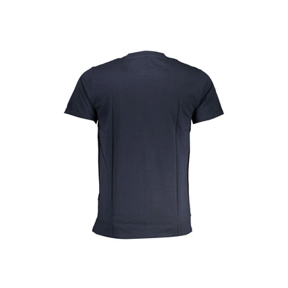 Cavalli Class T-Shirt Maniche Corte Uomo Blu Stampa Logo - vista 2