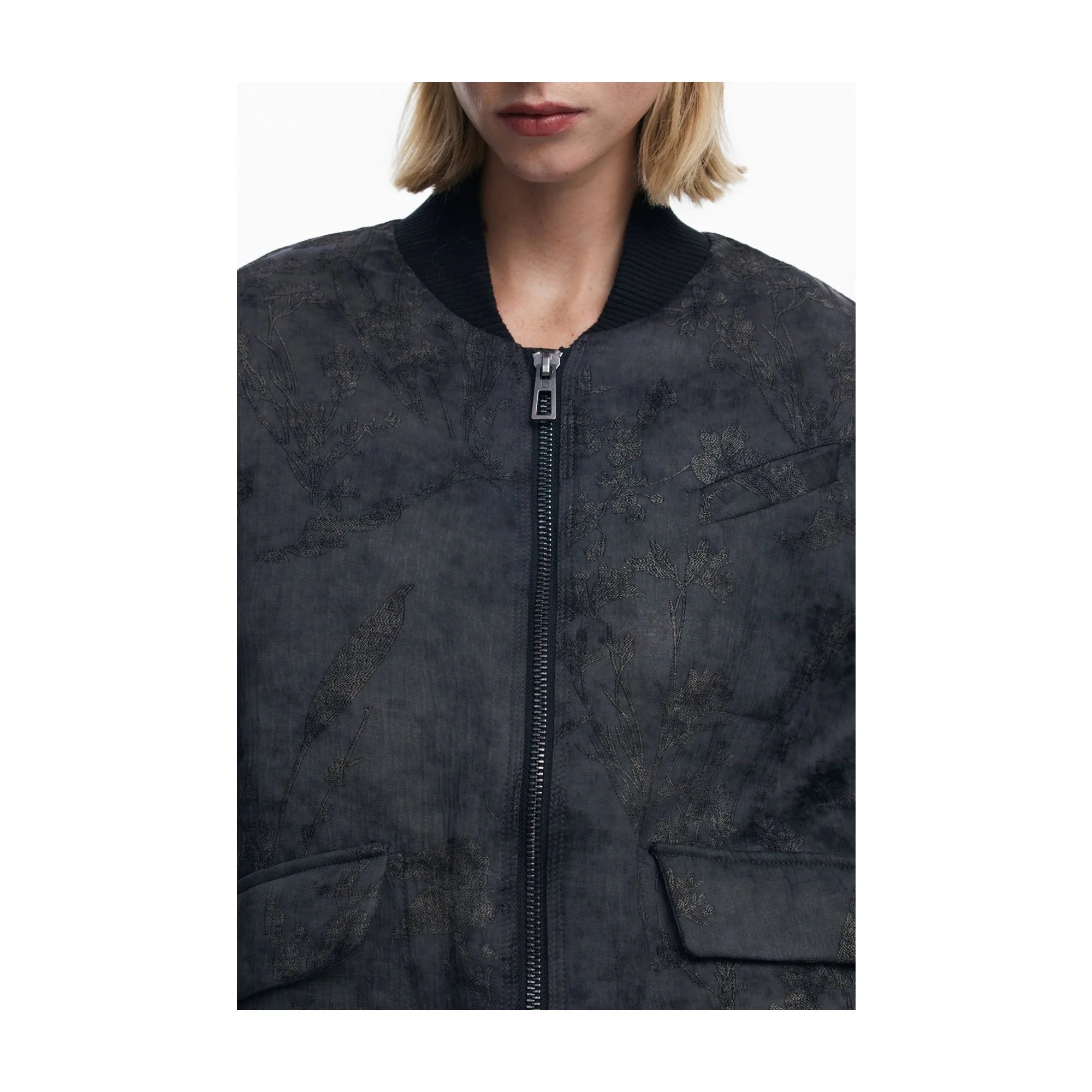 DESIGUAL GIUBBOTTO DONNA NERO