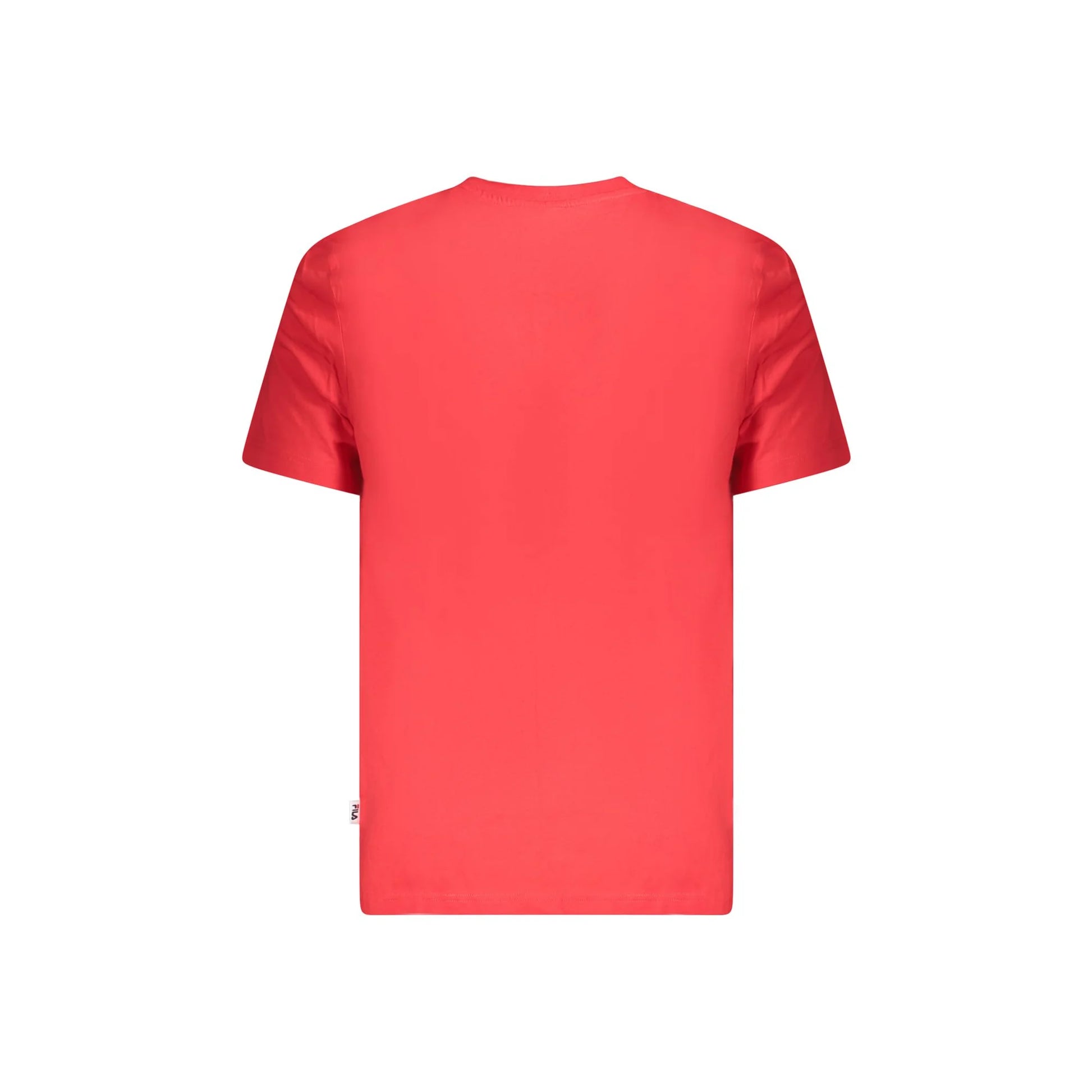 Fila T-Shirt Maniche Corte Uomo Rossa Stampa Logo rosso - vista 2