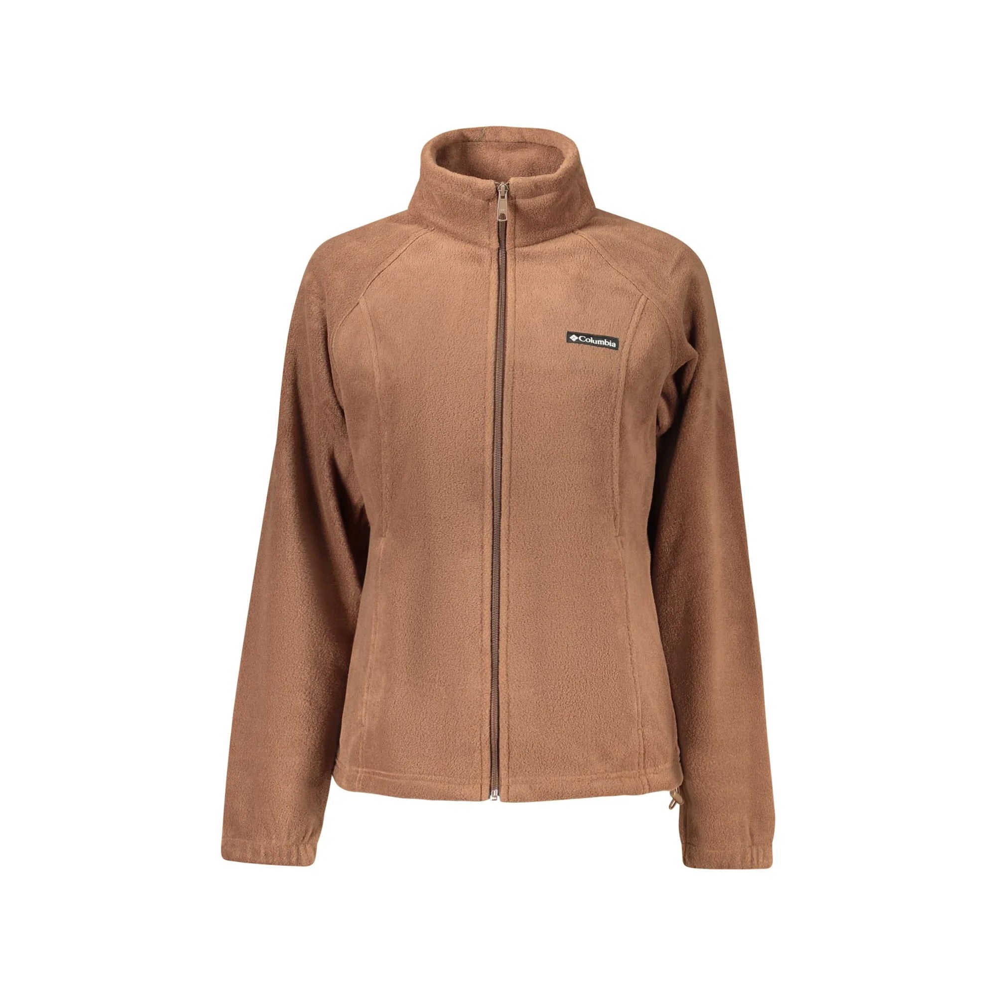 COLUMBIA FELPA CON ZIP DONNA MARRONE