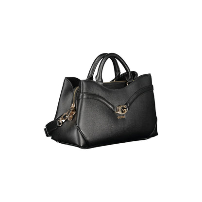 Guess Jeans Borsa a Tracolla Donna Nera Logo Borse nero - vista 3