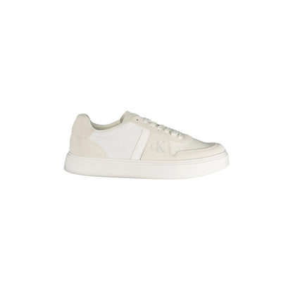 Calvin Klein Sneakers Uomo Bianche Stampa Logo Bianco - foto prodotto