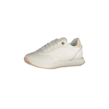 TOMMY HILFIGER Scarpe Sneakers Donna Bianche con Dettagli a Contrasto bianco - vista 3