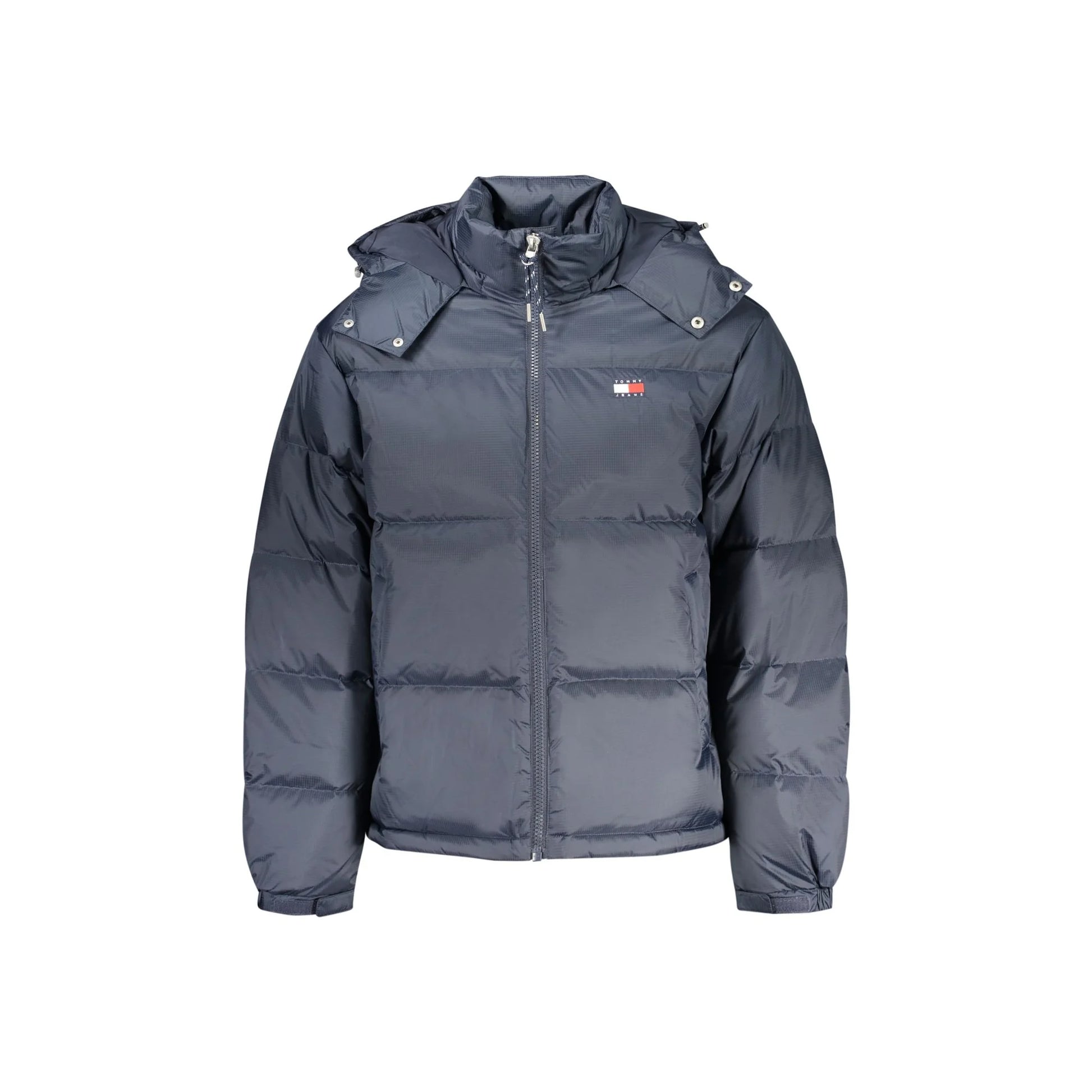 Tommy Hilfiger Giubbotto Uomo Blu Cappuccio Removibile Water Logo Giubbotti e Giacche - foto prodotto