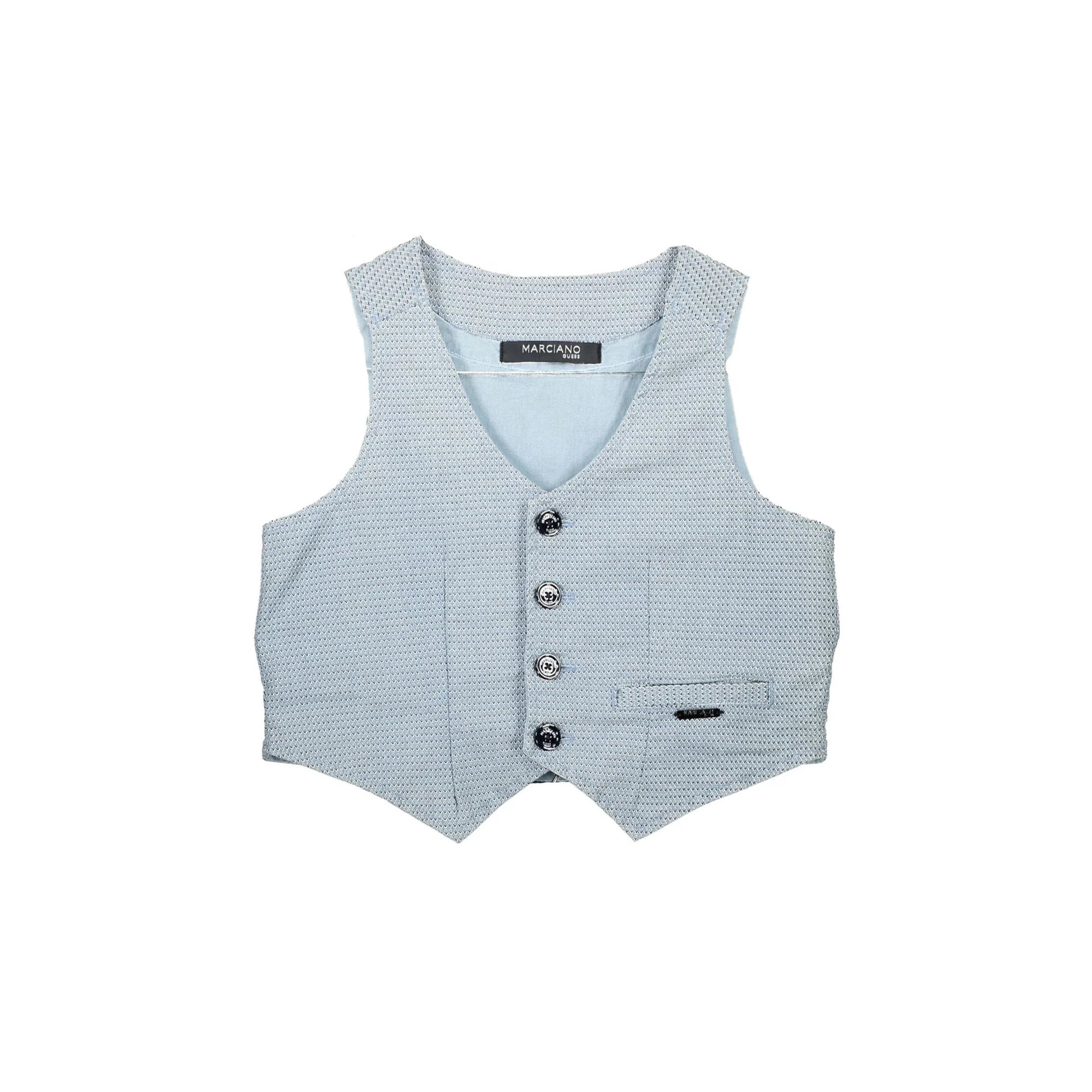 GUESS MARCIANO GILET BAMBINO AZZURRO