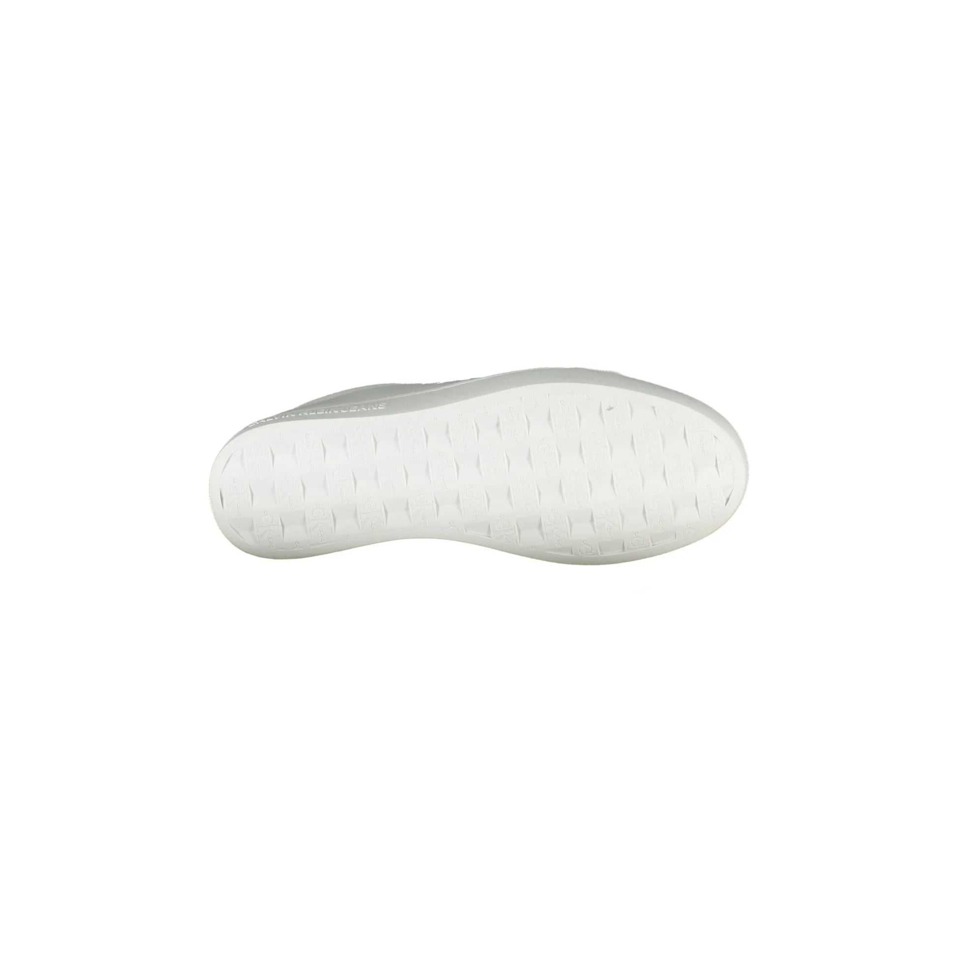 CALVIN KLEIN Scarpe Sneakers Donna Bianche con Dettagli a Contrasto e Logo bianco - vista 3