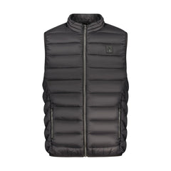 Marina Yachting Smanicato Uomo Nero Zip Applicazione Logo