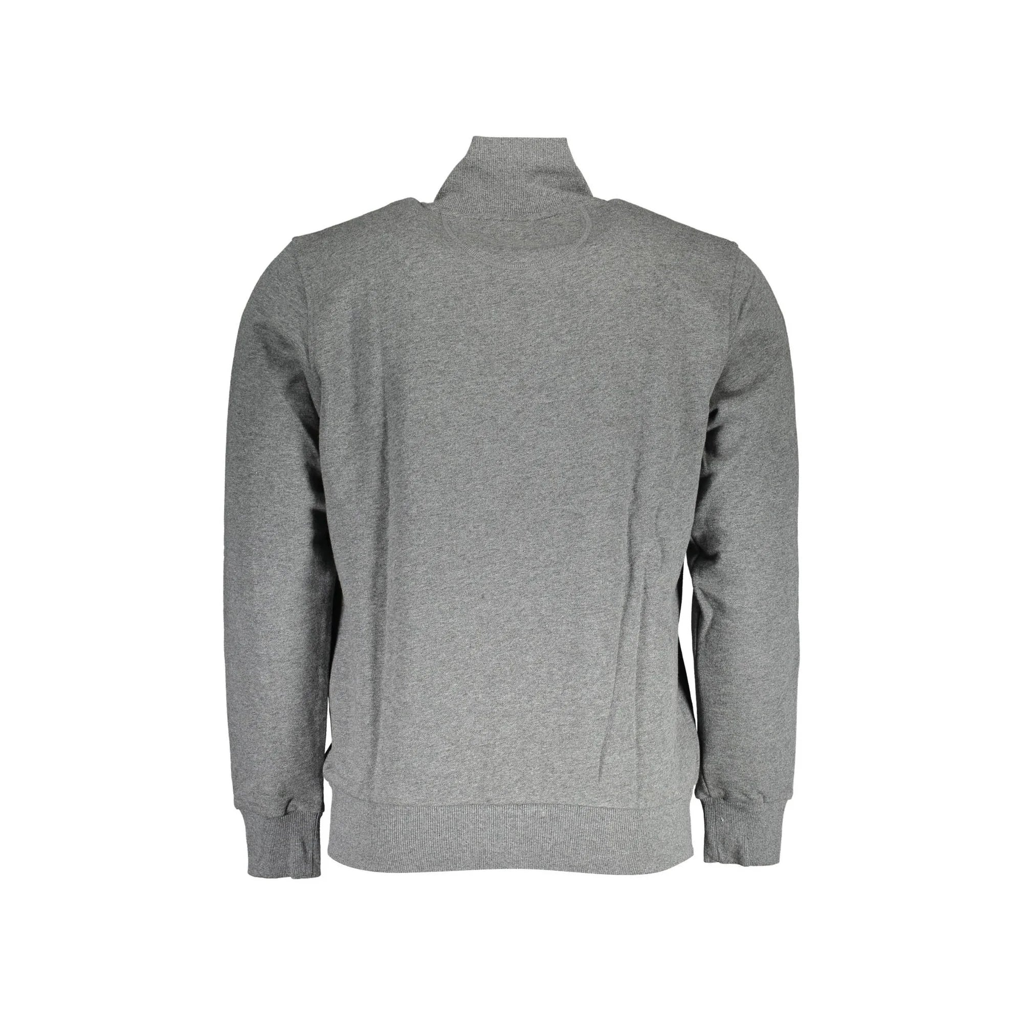 LA MARTINA FELPA CON ZIP UOMO GRIGIO