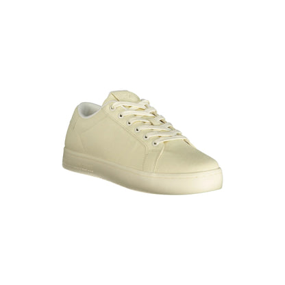 CALVIN KLEIN Scarpe Sneakers Uomo Bianche con Tomaia Traspirante bianco - vista 2