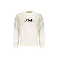 Fila Bluza Męska Długie Rękawy Biała Haft