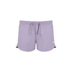 K-Way Short Bambina Viola Logo