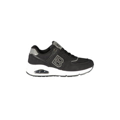 LAURA BIAGIOTTI Baskets Femme Noires avec Lacets et Strass