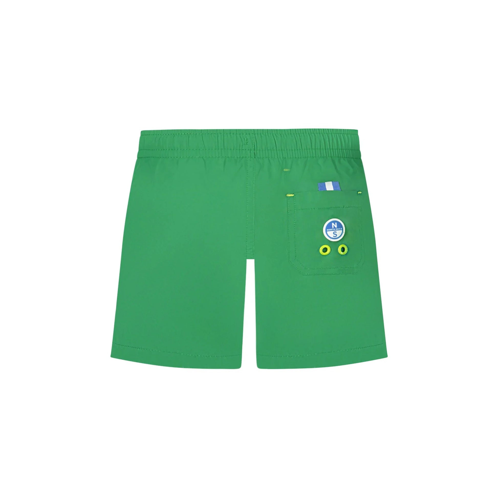 North Sails Costume Mare Bambino Verde Stampa Logo - vista 2