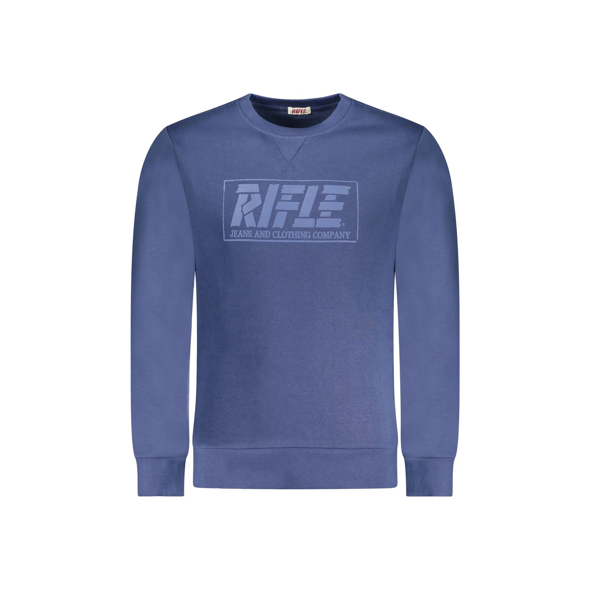 RIFLE FELPA SENZA ZIP UOMO BLU