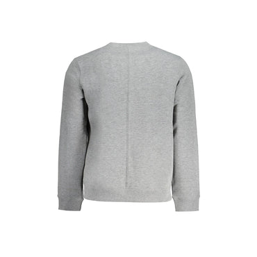 Calvin Klein Felpa Maniche Lunghe Uomo Grigia Stampa Logo Felpe grigio - vista 2