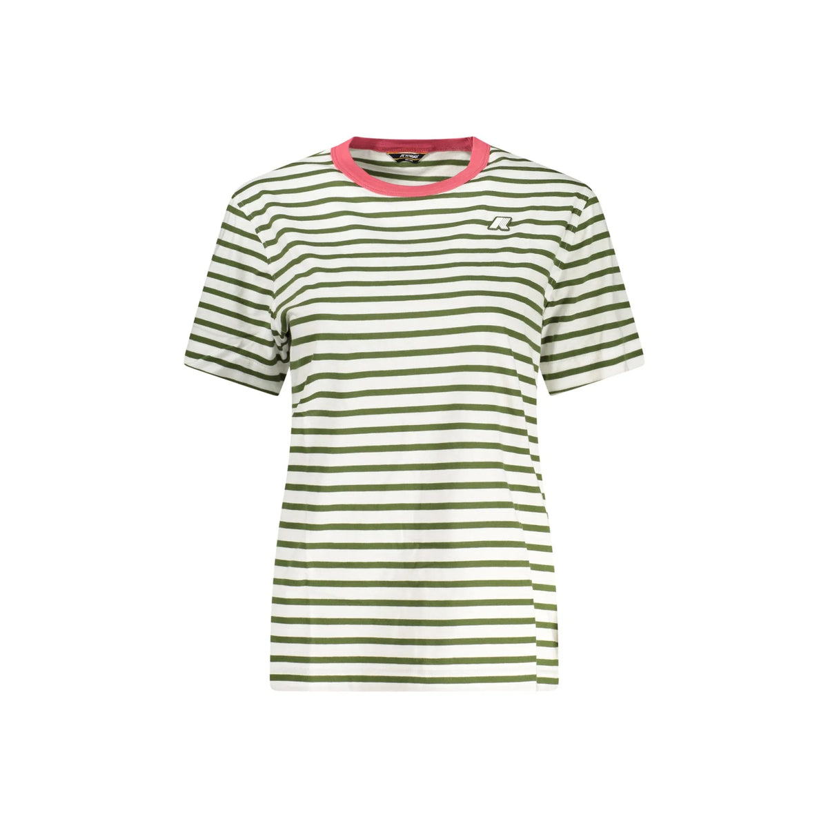 K-WAY T-SHIRT MANICHE CORTE DONNA BIANCO