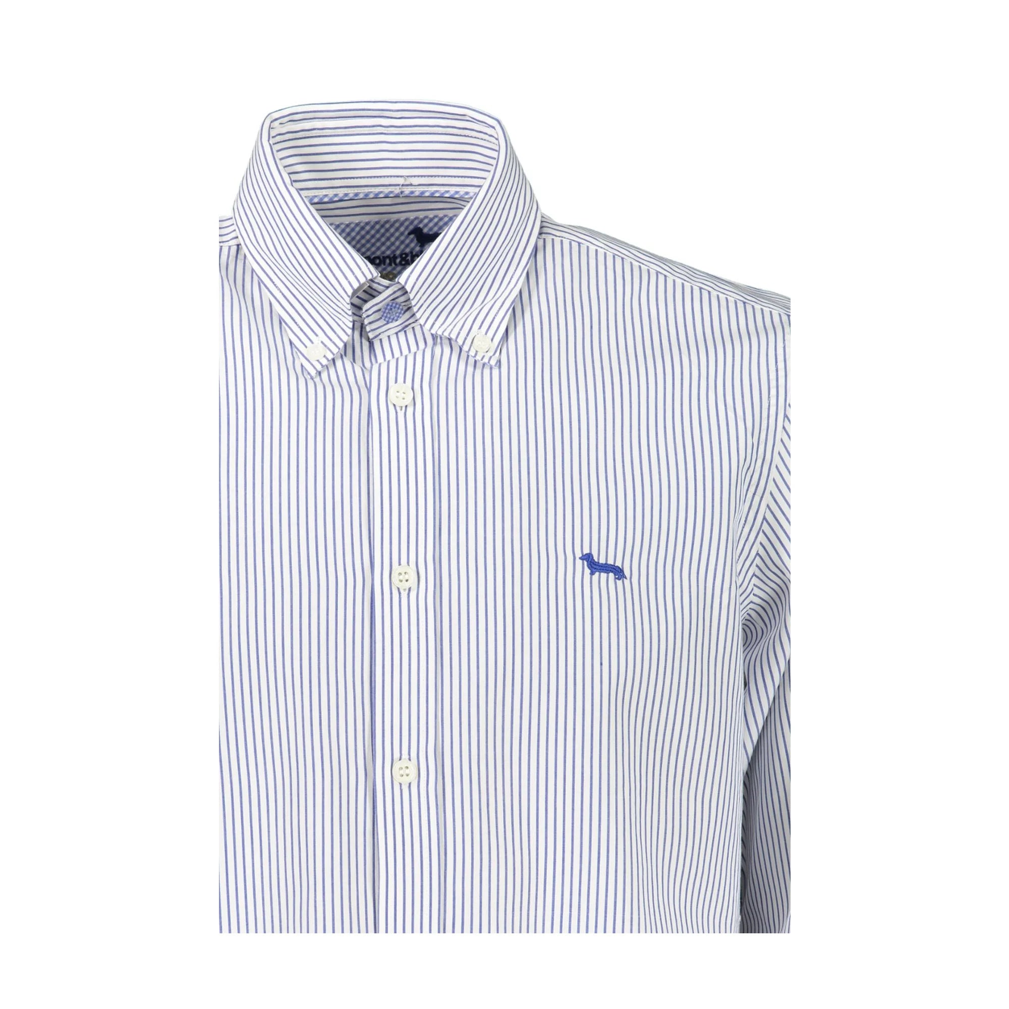 HARMONT & BLAINE CAMICIA MANICHE LUNGHE UOMO BLU