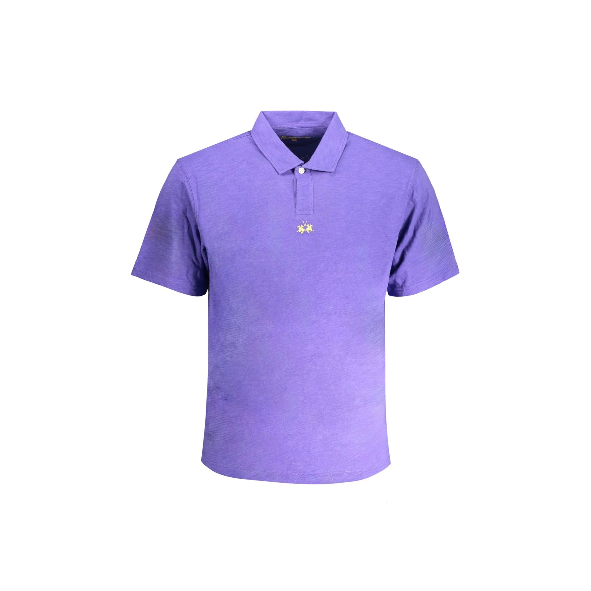 La Martina Polo Maniche Corte Uomo Viola Ricamo - foto prodotto