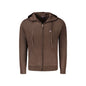 Norway 1963 Cardigan Uomo Marrone con Cappuccio e Zip Maglie - foto prodotto