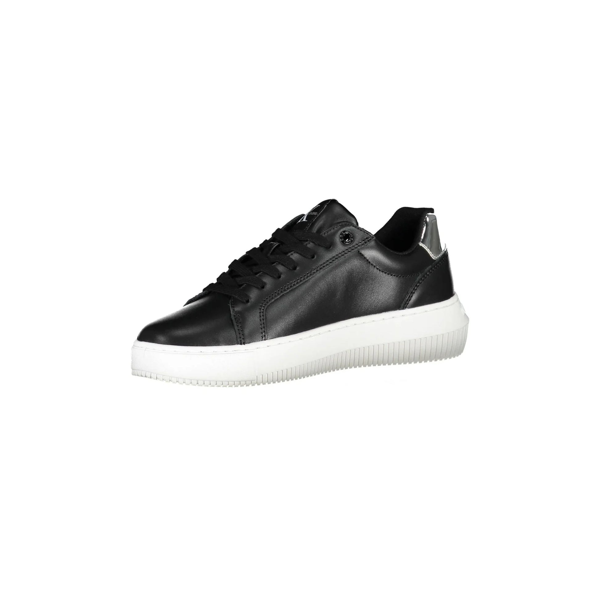 CALVIN KLEIN Scarpe Sneakers Donna Nere con Suola a Contrasto nero - vista 2