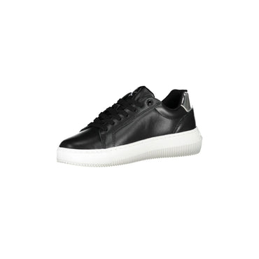 CALVIN KLEIN Scarpe Sneakers Donna Nere con Suola a Contrasto nero - vista 2