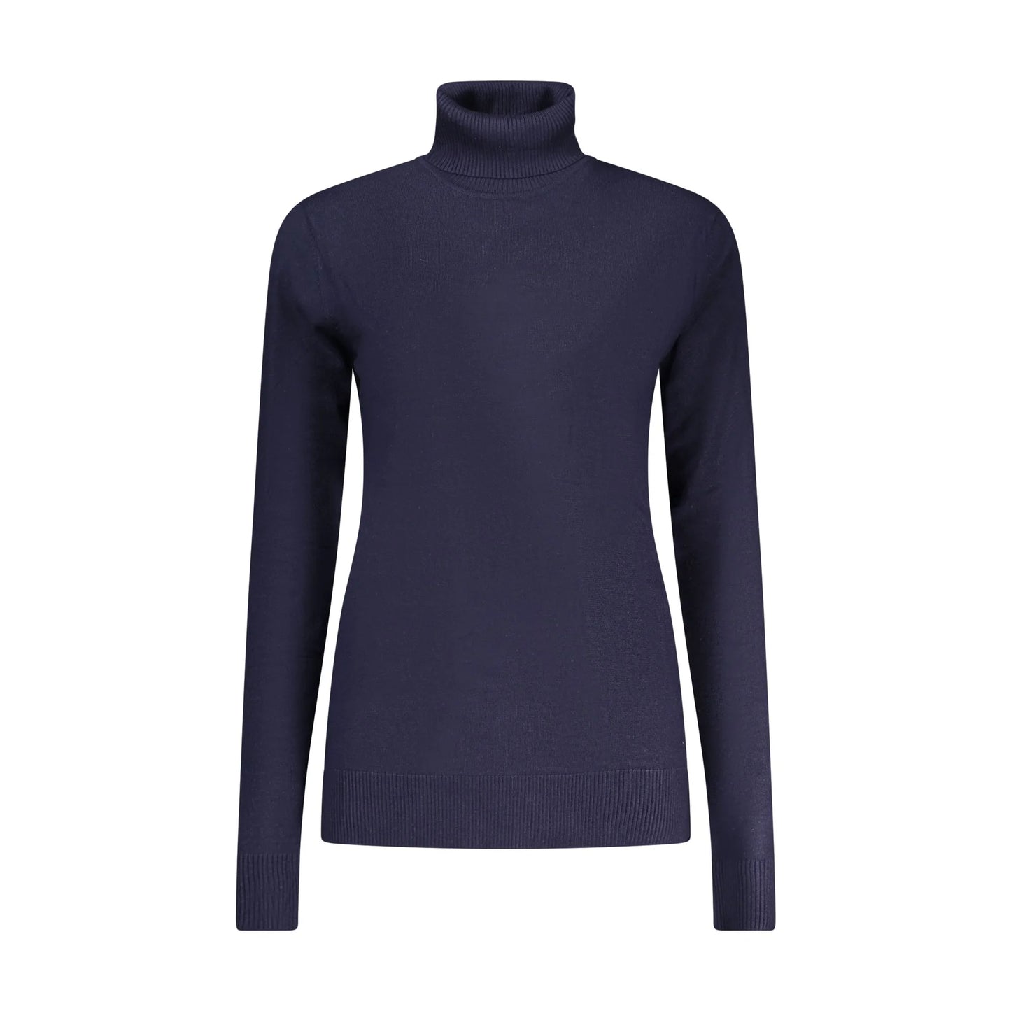 Norway 1963 Maglione Donna Blu Dolcevita Maniche Lunghe Logo Maglie - foto prodotto