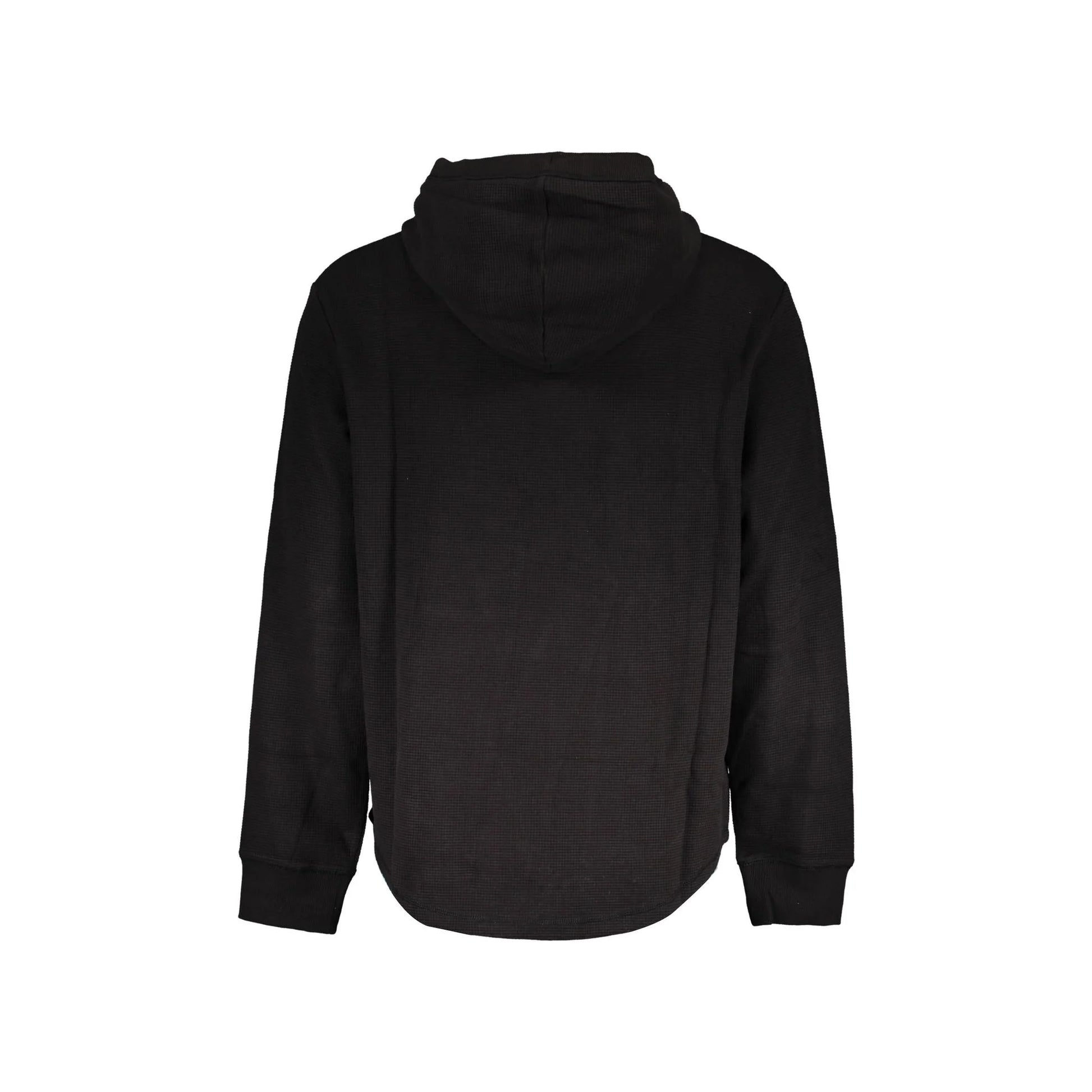 Calvin Klein Felpa Uomo Nera Cappuccio Ricamo Stampa Logo Felpe nero - vista 2