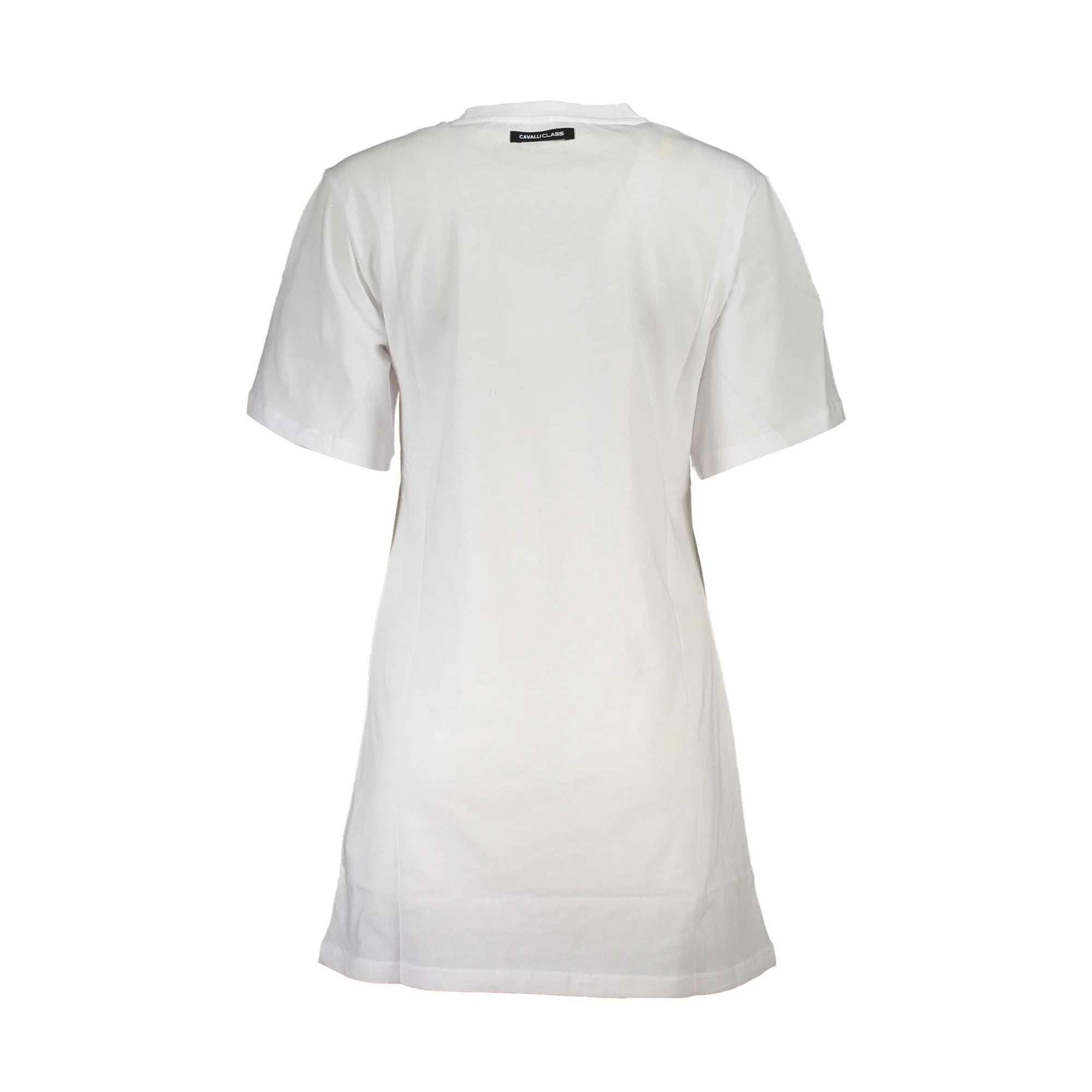 CAVALLI CLASS T-SHIRT MANICHE CORTE DONNA BIANCO