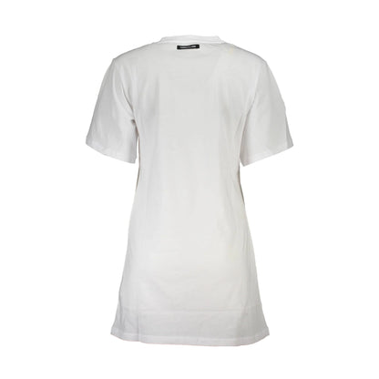 Cavalli Class T-Shirt Maniche Corte Donna Bianca Stampa Logo bianco - vista 2