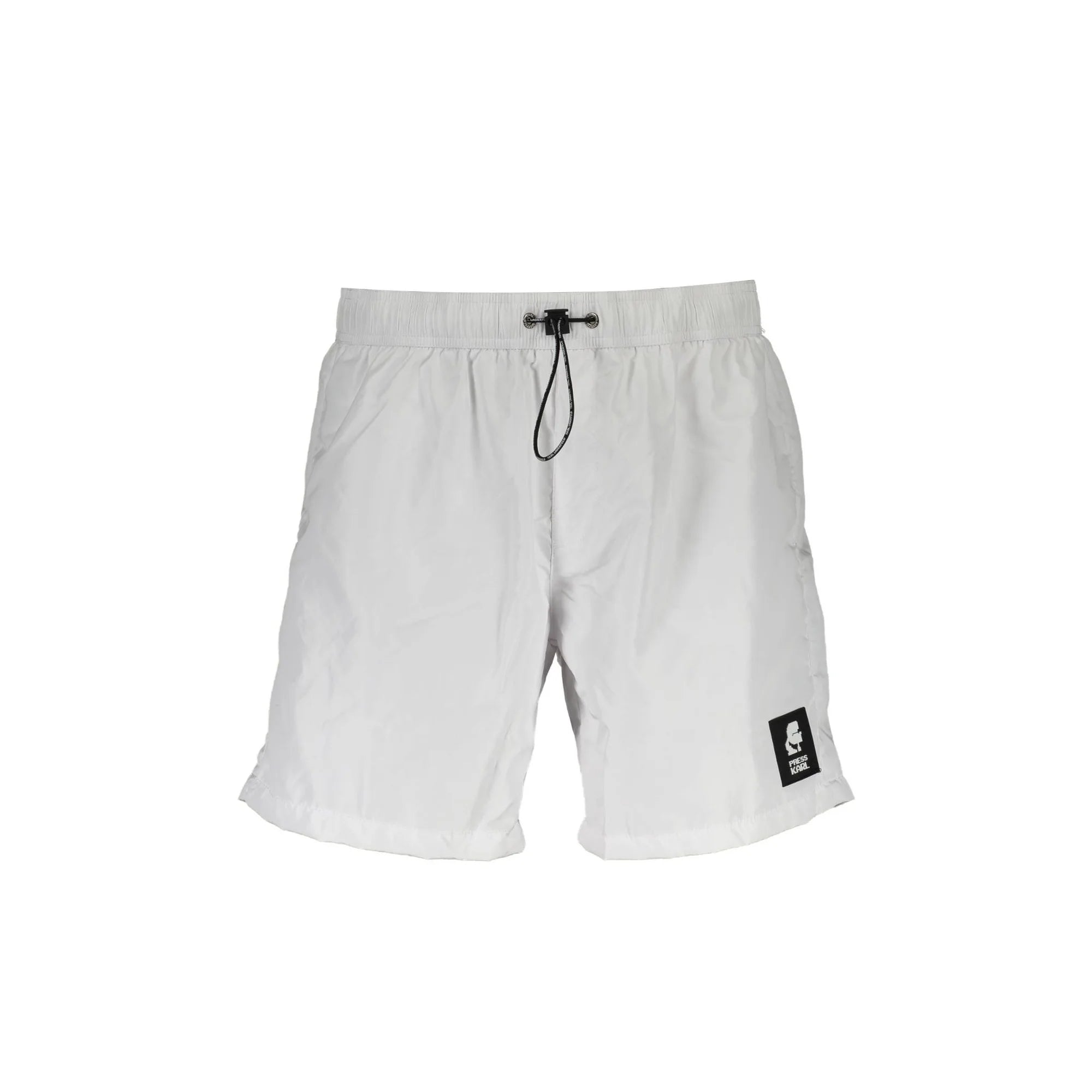 Karl Lagerfeld Beachwear Costume da Mare Uomo Bianco Logo - foto prodotto