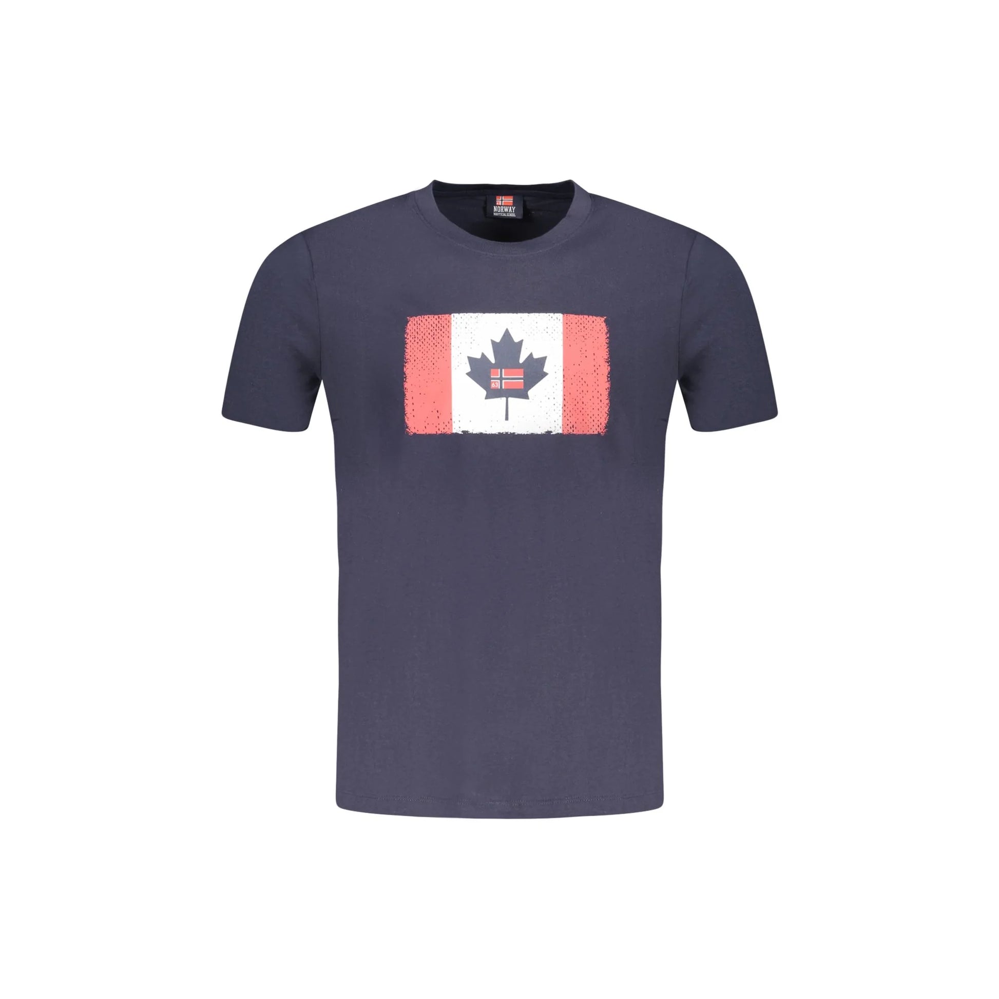 Norway 1963 T-Shirt Uomo Blu Maniche Corte Stampa Logo - foto prodotto